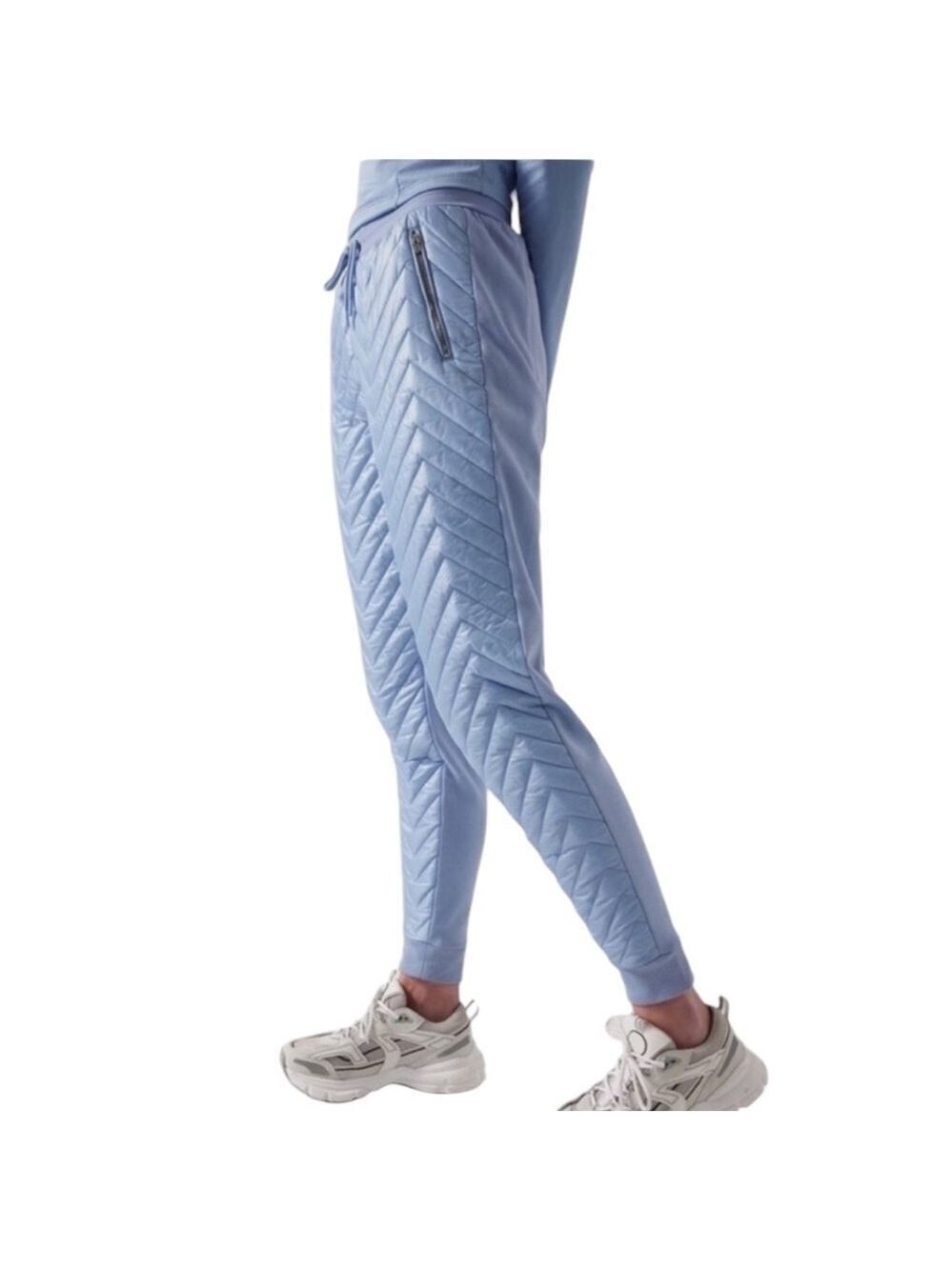 Athleta Joggers Apres Ski Down Blue Size 14 New